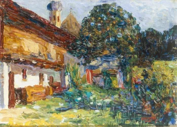 Kochel – Boerenhuis met kerk